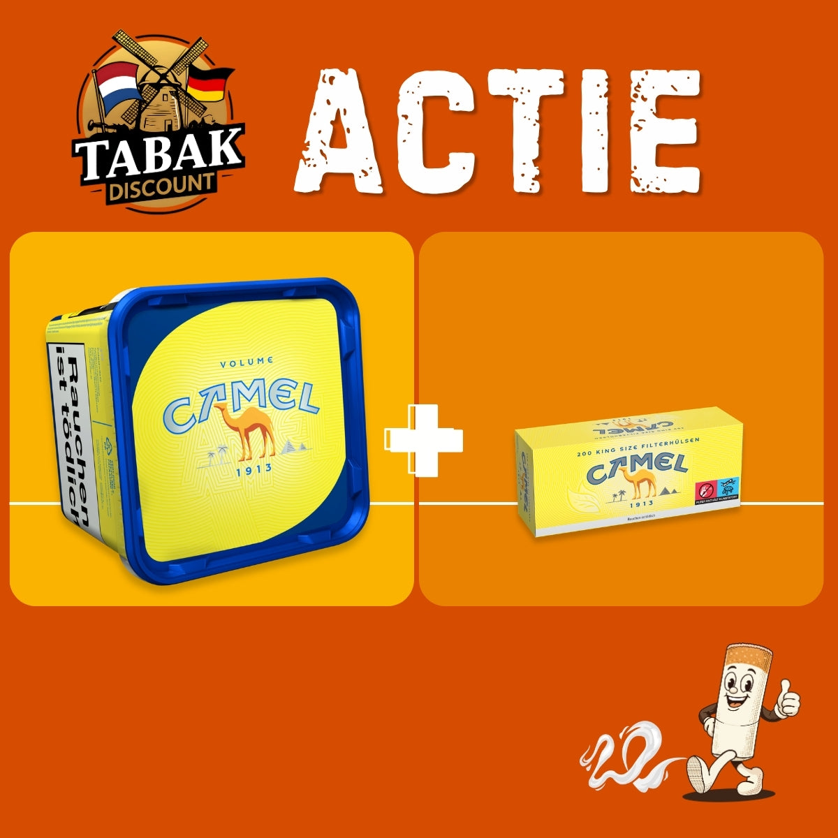 Aktion Camel Bucket 285g + Camel Hülsen