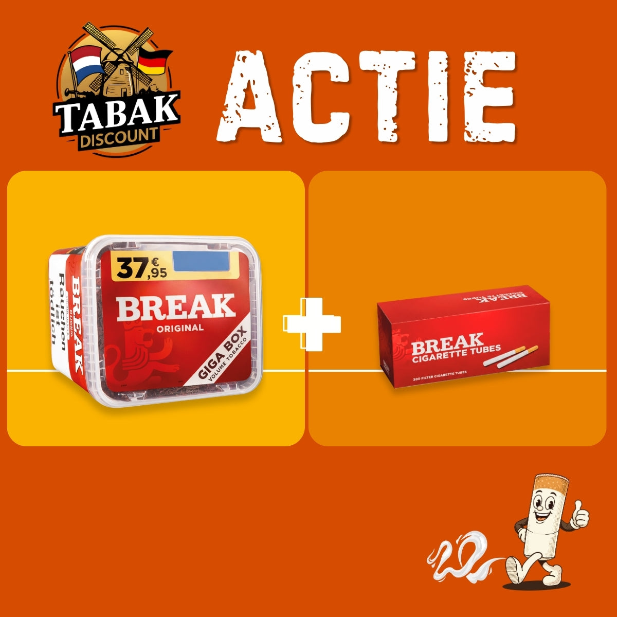 Aktion Break Blau 37,95€ Box + Break Hülsen